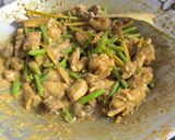 Gambar langkah 9 resipi Rendang Kacang Panjang & Hati Pedal Ayam.