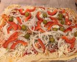 Foto del paso 5 de la receta: Pizza de pollo casera 