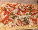 Foto del paso 5 de la receta: Pizza de pollo casera 