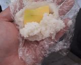 A picture of step 3 of Mango mochi.