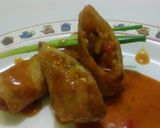 Foto langkah ke 6 dari resep Lumpia Isi Ayam Rebung.