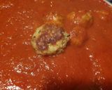 Fűszeres paradicsomos tészta parmezános húsgolyóval recept fázis 5 fotója