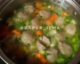 Foto langkah ke 5 dari resep Sayur Sop Bakso.