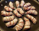Foto del paso 4 de la receta: Camarones envueltos con tocino (momias)🌺