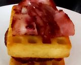 A picture of step 7 of My Sweet Potato Waffle + Bacon🥰#KitchenBingo.