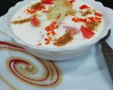 A picture of step 6 of Cucumber & Tomato Raita.