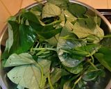 Foto langkah ke 2 dari resep Tumis Daun Ubi.