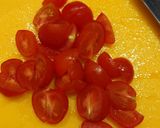 A picture of step 1 of Strawberry and tomato pudding.