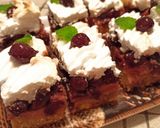 Pudingos habos meggyes linzer recept fázis 8 fotója