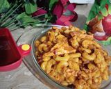 A picture of step 6 of Red & Hot sauce pasta.