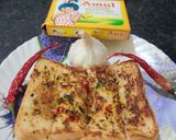 चीज़ गार्लिक ब्रेड (Cheese garlic bread recipe in Hindi) रेसिपी चरण 5 फोटो