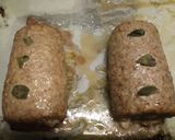 A picture of step 2 of Polpettone - Italian meatloaf with parma ham and cheese.