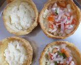 A picture of step 4 of Katori chaat.