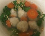Foto langkah ke 6 dari resep Soup bakso ikan tenggiri sehat Buat anak.