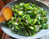Foto langkah ke 4 dari resep Tumis Daun Kencur Tempe.