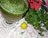 A picture of step 1 of Mint Margarita.