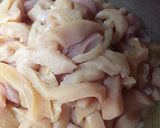 A picture of step 1 of Boneless chicken biryani.