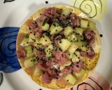 A picture of step 3 of Fresh Tuna Tostadas.