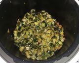 Une image de l'étape 4 de Courgettes, lardons, oignons.