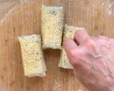 A picture of step 3 of Phyllo Rolls with Feta.