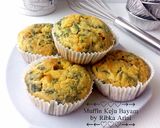 Foto langkah ke 7 dari resep Muffin Keju Bayam (gurih, less sugar, enaaak).