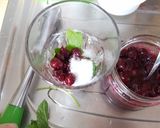 Hình bước làm 1 của món Mojito Cherry ngâm đường