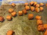 Butternut squash & chorizo canape