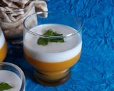 A picture of step 6 of Thai Mango Coconut Jelly.