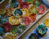 A picture of step 20 of Lotus flower cookies.