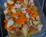 Une image de l'étape 5 de Poulet pomme de terre carotte champi!.