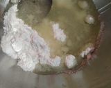 A picture of step 4 of Dalgona Coffee Red Velvet Cake.
