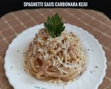 Foto langkah ke 5 dari resep Spaghetti Saus Carbonara Keju Simpel.