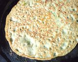 A picture of step 3 of Bajre Moong Ka Chilla.