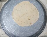 A picture of step 5 of Peri Peri Triangle Mathri.