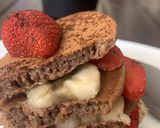 Foto langkah ke 3 dari resep Gluten Free Banana Pancake.