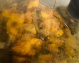 A picture of step 8 of Aloo Baingan.