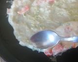 A picture of step 4 of Suji chilla.