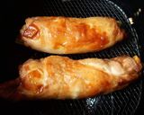 Hình bước làm 4 của món GÀ cuộn rau củ nướng