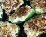 A picture of step 6 of Easy! Chicken-Egg-Olive in green pepper.
