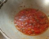A picture of step 1 of Veg chilli milli with cashew nut tomato gravy.