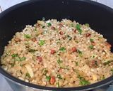 A picture of step 8 of Saboodanyachi Khichadi.