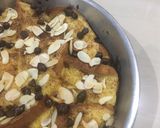 Foto langkah ke 6 dari resep Bread Pudding aka Pudding Roti panggang dengan siraman saus vanilla.
