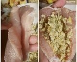 รูปขั้นตอนการทำที่ 4 ของ 🍖หมูทอดยัดไส้🌰(Pork, sage onion stuffing mix)