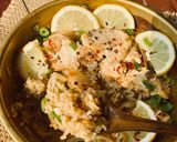 Foto langkah ke 5 dari resep Lemon Chicken Paella.