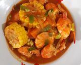 Foto langkah ke 6 dari resep Udang saus padang.