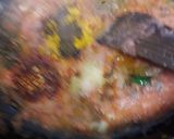 A picture of step 3 of Soya keema.