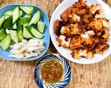 Hình bước làm 5 của món Mực nướng sate bằng nồi chiên không dầu
