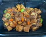 A picture of step 5 of Crispy Tofu Sisig.