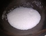 A picture of step 1 of Til chikki.