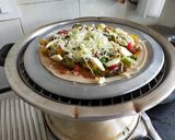 A picture of step 2 of Thin Crust Whole Wheat Pizza.